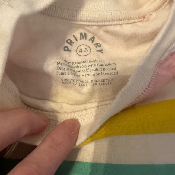 Colorful Striped Sweater and Shorts Set - Picture 4 of 4